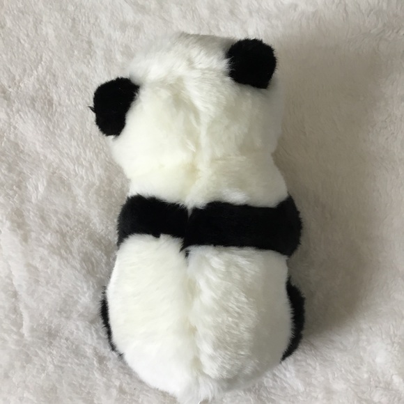 Aurora Miyoni Black and White Plush Panda Toy - Picture 2 of 10
